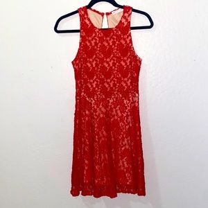Red Lace Dress